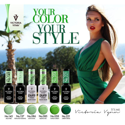 Victoria Vynn - Gel Polish - 058 Totally Green - Gellack Victoria Vynn - Gel Polish - 058 Totally Green - Gellack