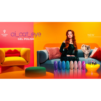 Victoria Vynn - Gel Polish - 392 Max - Cat Eye - Gellack Victoria Vynn - Gel Polish - 392 Max - Cat Eye - Gellack