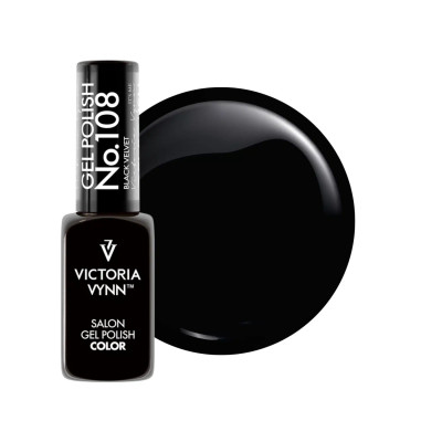 Victoria Vynn - Gel Polish - 108 Black Velvet - Gellack Victoria Vynn - Gel Polish - 108 Black Velvet - Gellack