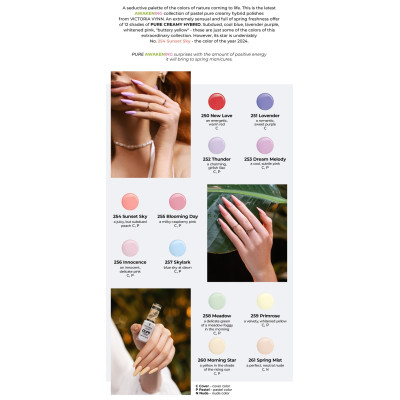 Victoria Vynn - Pure Creamy - 261 Spring Mist - Gellack Victoria Vynn - Pure Creamy - 261 Spring Mist - Gellack