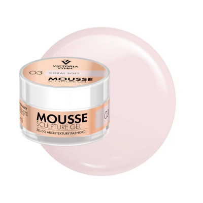 Victoria Vynn - Mousse Sculpture gel - 50ml - Coral Soft 03 Victoria Vynn - Mousse Sculpture gel - 50ml - Coral Soft 03