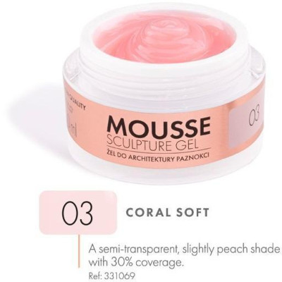 Victoria Vynn - Mousse Sculpture gel - 50ml - Coral Soft 03 Victoria Vynn - Mousse Sculpture gel - 50ml - Coral Soft 03