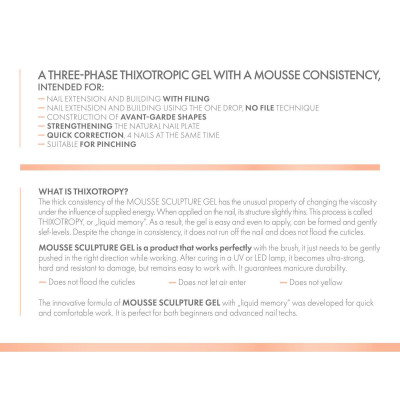 Victoria Vynn - Mousse Sculpture gel - 50ml - Coral Soft 03 Victoria Vynn - Mousse Sculpture gel - 50ml - Coral Soft 03