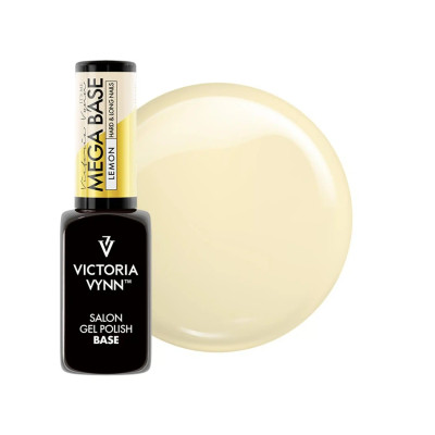 Gel Polish -  Mega Base - Lemon - 8ml - Victoria Vynn