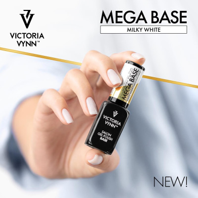 Gel Polish - Mega Base - Milky White - 15 ml - Victoria Vynn Gel Polish - Mega Base - Milky White - 15 ml - Victoria Vynn