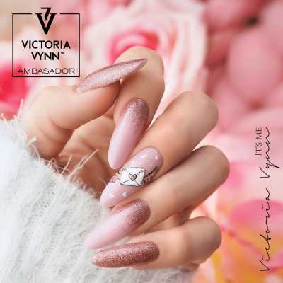 Victoria Vynn - Gel Polish - 114 Pinky Glitter - Gellack Victoria Vynn - Gel Polish - 114 Pinky Glitter - Gellack