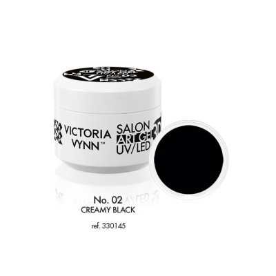 Victoria Vynn - Sverige Victoria Vynn - Art Gel 3D - 02 Creamy Black - Gelé
