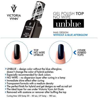 Victoria Vynn - Sverige Top coat - Unblue - No Wipe - 8 ml - Victoria Vynn - Gel Polish