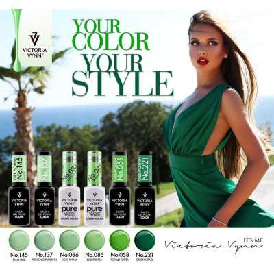 Victoria Vynn - Sverige Victoria Vynn - Gel Polish - 058 Totally Green - Gellack