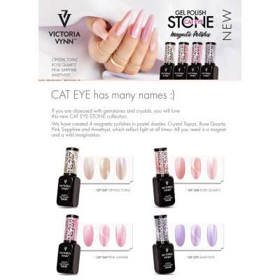Victoria Vynn - Sverige Victoria Vynn - Gel Polish - 267 Topaz - Cat Eye - Gellack