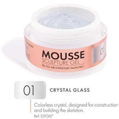 Victoria Vynn - Sverige Victoria Vynn - Mousse Sculpture gel - 15ml - Crystal glass 01