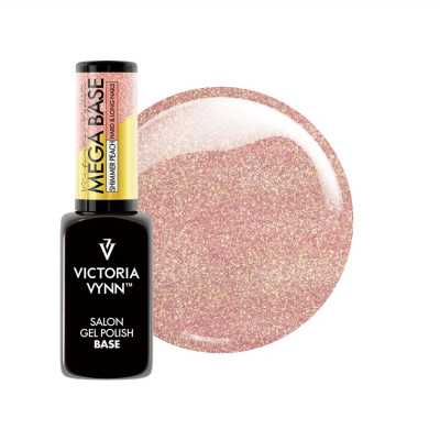 Gel Polish -  Mega Base - Shimmer Peach - 8ml - Victoria Vynn