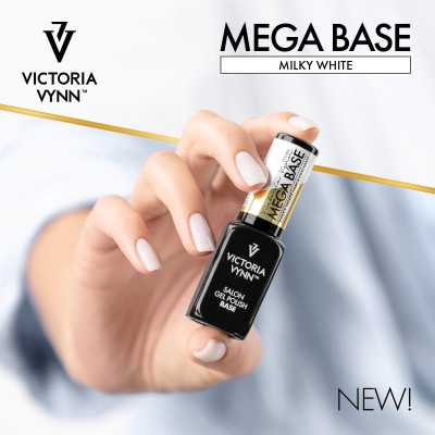 Victoria Vynn - Sverige Gel Polish -  Mega Base - Milky White - 15 ml - Victoria Vynn
