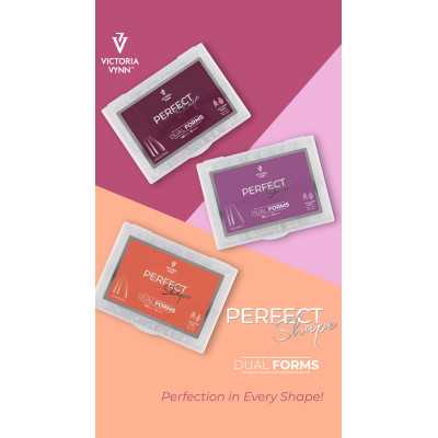 Victoria Vynn - Sverige Silikonmallar / Tippar - Dual form - Square 120st - Victoria Vynn