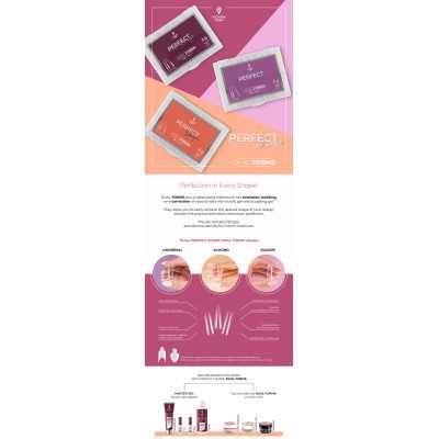 Victoria Vynn - Sverige Silikonmallar / Tippar - Dual form - Square 120st - Victoria Vynn