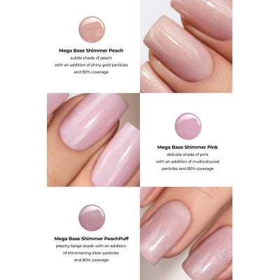 Victoria Vynn - Sverige Gel Polish -  Mega Base - Shimmer Peachpuff - 8ml - Victoria Vynn