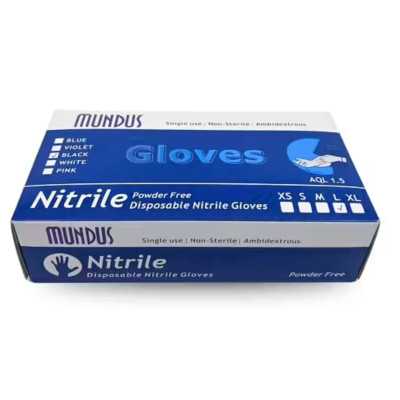 Victoria Vynn - Sverige 100st Handskar Nitril - Storlek: L - Vit